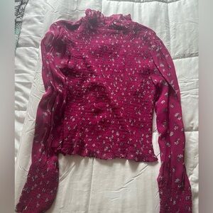 Floral Pink Women's Top